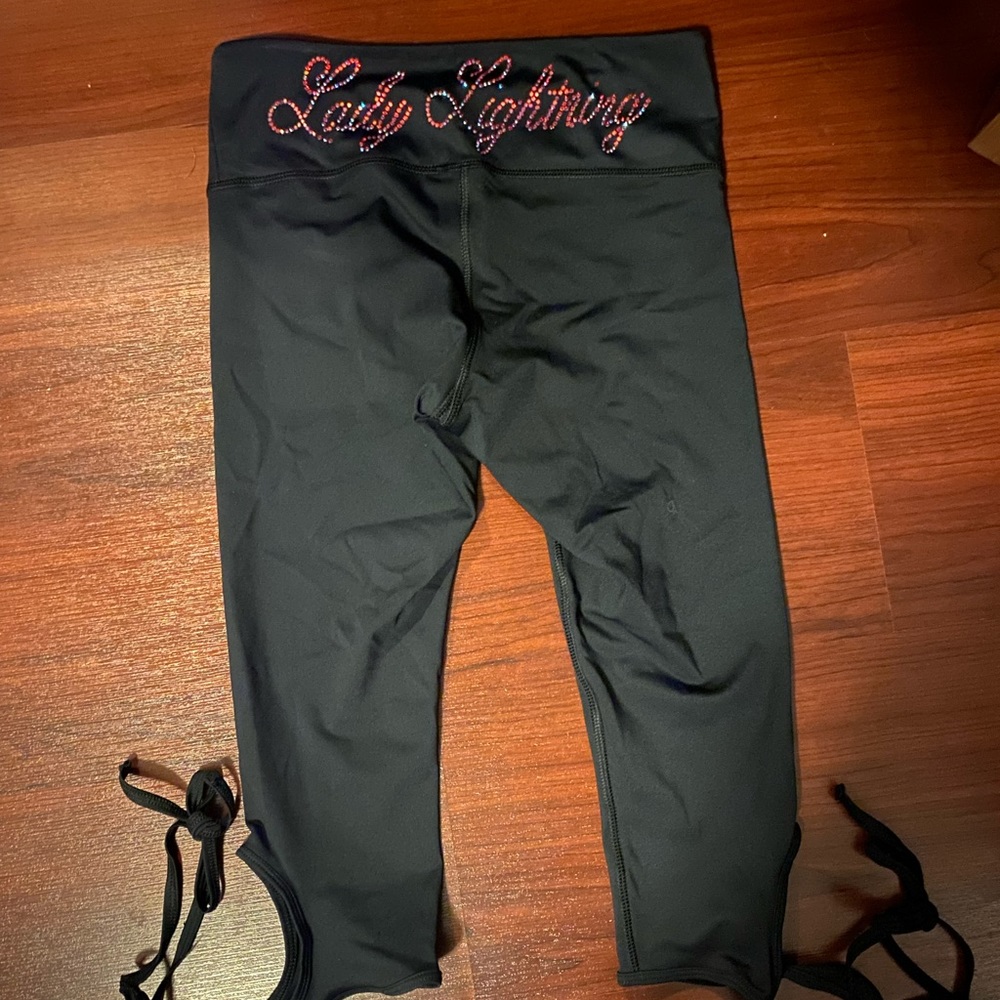 Lady Lightning tie leggings